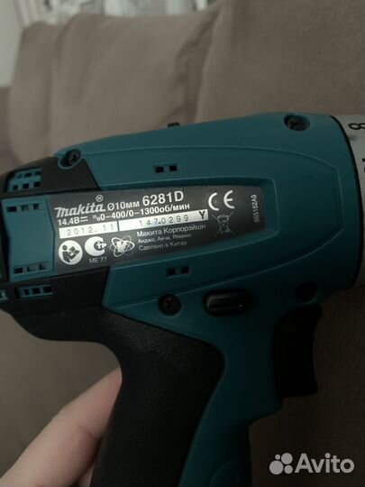 Шуруповерт makita 6281d