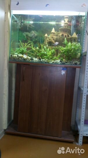 Аквариум 100 литров с тумбой