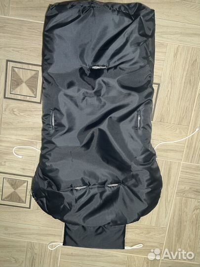 Конверт зимний на овчине в люльку или коляску