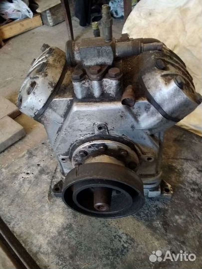 Компрессор кондиционера Hyundai aero express двига