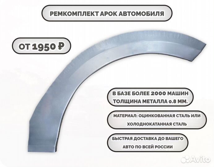 Ремонтные арки на автомобиль