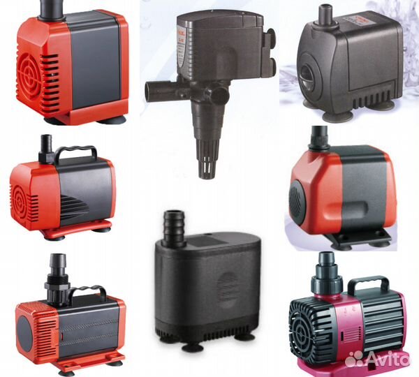 Помпы для аквариумов и пр. от 150 до 5500л/ч Новые