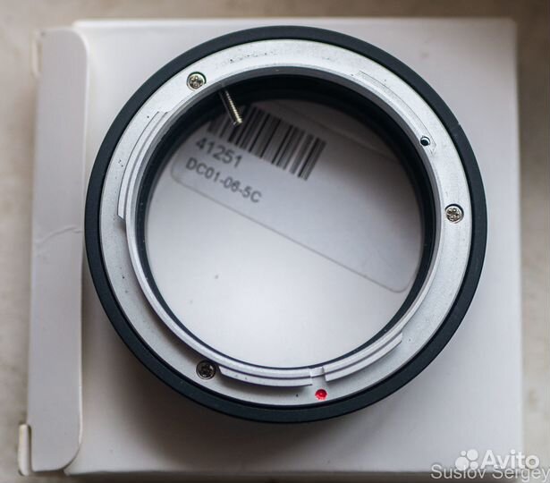 Адаптер крепления объектива Canon FD на EF/EOS