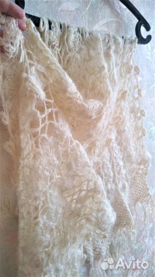 Вязаный шарф-шаль