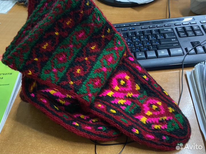 Носки вязаные