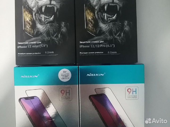 Защитные стекла, чехлы