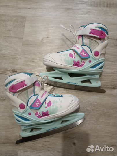 Коньки детские раздвижные 26 31