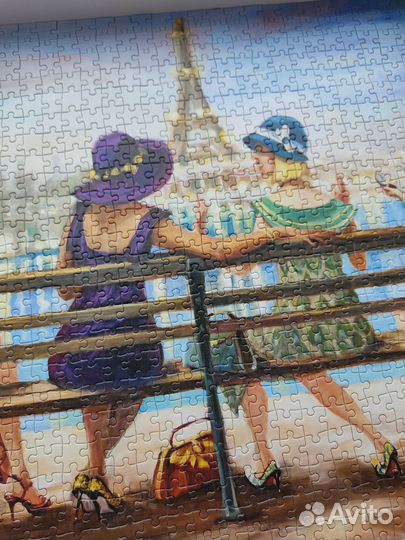 Пазлы 1000 дет 2 шт