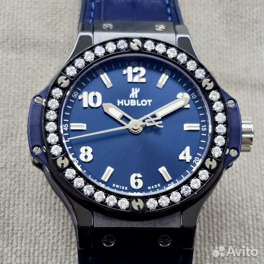 Hublot Big Bang Ceramic Blue Diamonds