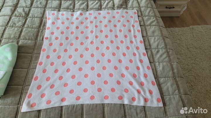 Одеяло покрывало шерстяное 80 на 90 см