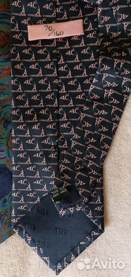 Винтажные галстуки натуральный шёлк