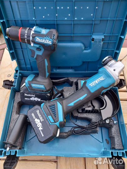 Шуруповёрт и Ушм болгарка makita набор 2в1.Новый