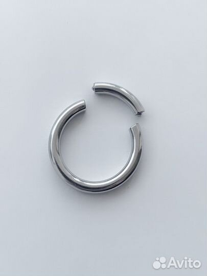 Серьга пирсинг кольцо сегментное