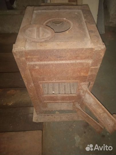 Печь буржуйка чугунная СССР