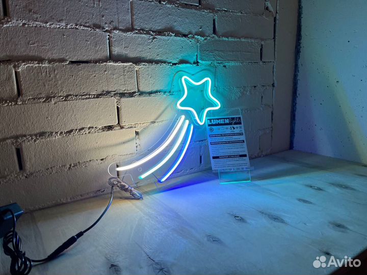 Вывеска световая неоновая