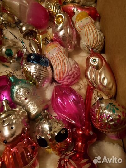 Елочные игрушки СССР