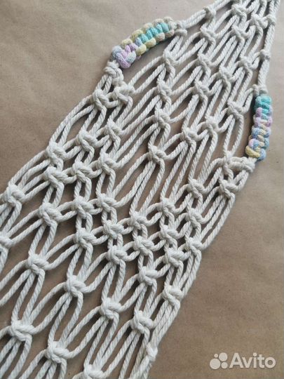 Макраме Подвес (чехол) держатель сумка на укулеле