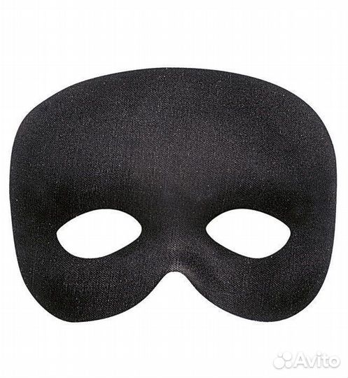 Маска ''Фантом'' черная карнавальная