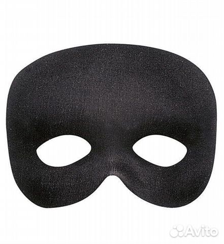 Маска ''Фантом'' черная карнавальная