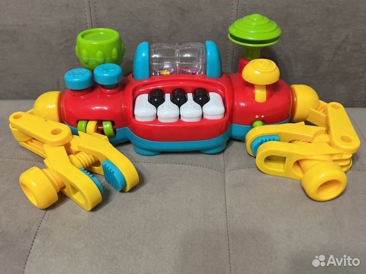 Детское пианино elc с креплением на коляску