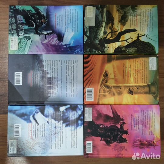 Книги Игра престолов/Песнь льда и пламени. 6 шт