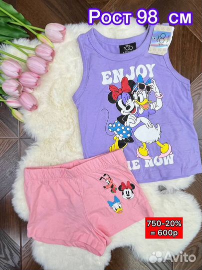 Пижама одежда для девочки 98см Primark