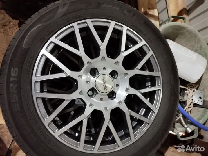 Колеса X'trike X-125 4х100 D54.1 BK/FP