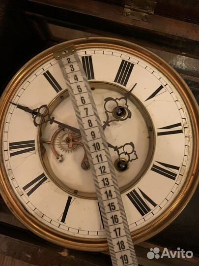 Антикварные настенные часы 1856 год