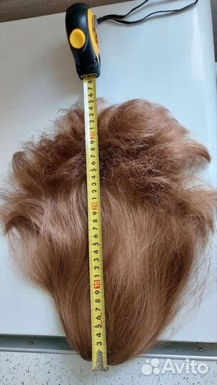 Хвост шиньон накладной золотисто-русый 33 см