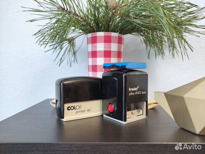 Печать Colop Printer 40 и Trodat Printy 4940 Typo