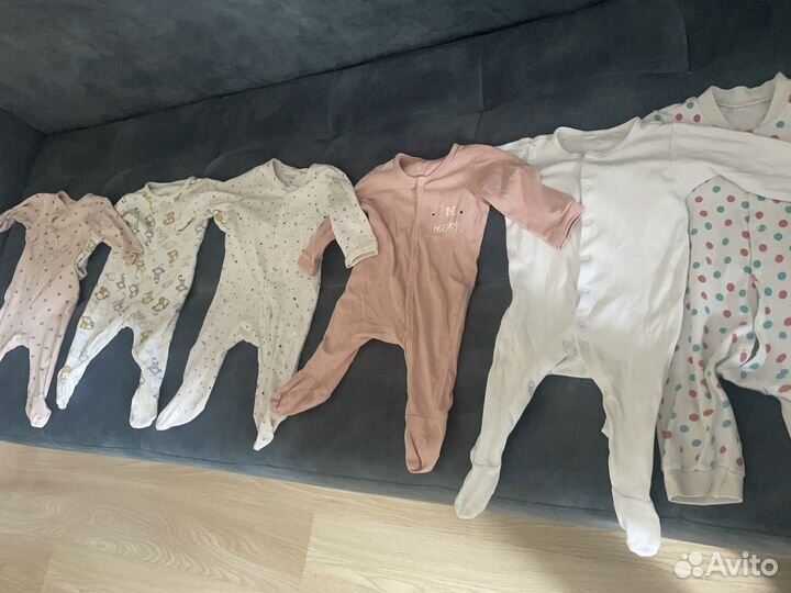 Вещи пакетом на девочку 0-1год