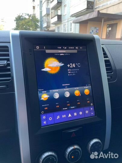 Магнитола Nissan Xtrail T31 Android tesla