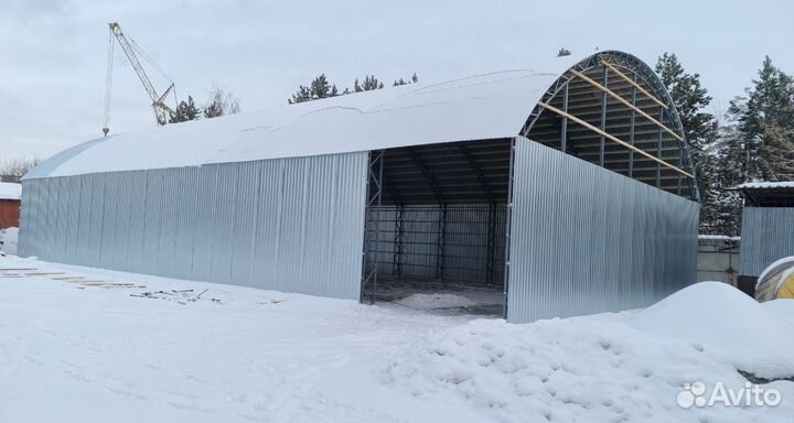 Прямостенный ангар под склад, сто, цех и многое др