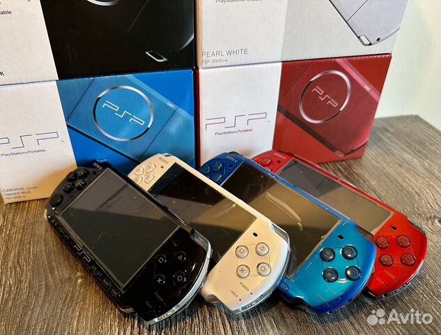 Sony PSP 3008 новые, 64Gb (250игр), коробка, зу