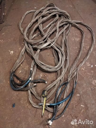 Кабель сварочный медный, 80 кв.мм, 100м, 500 руб/м
