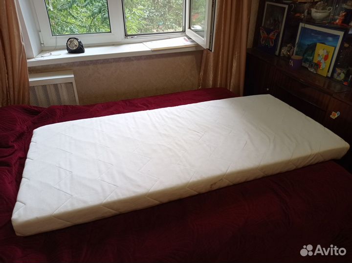 Кровать с реечным дном гулливер + матрас (IKEA)