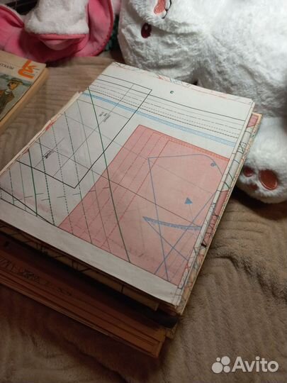 Вкладыши журнала Burda с выкройками