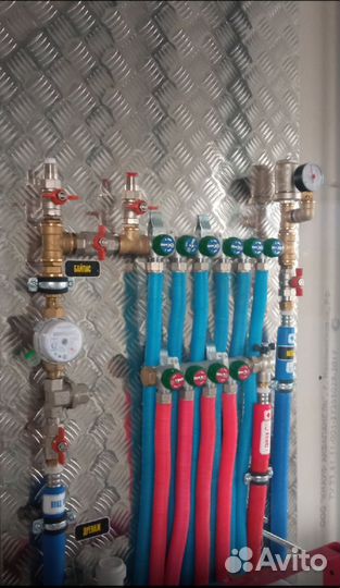 Отопление, тёплый пол,водоснабжение,канализация