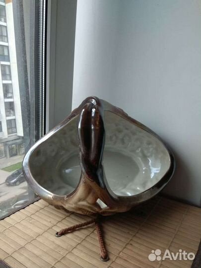 Корзина,ваза для фруктов керамика СССР