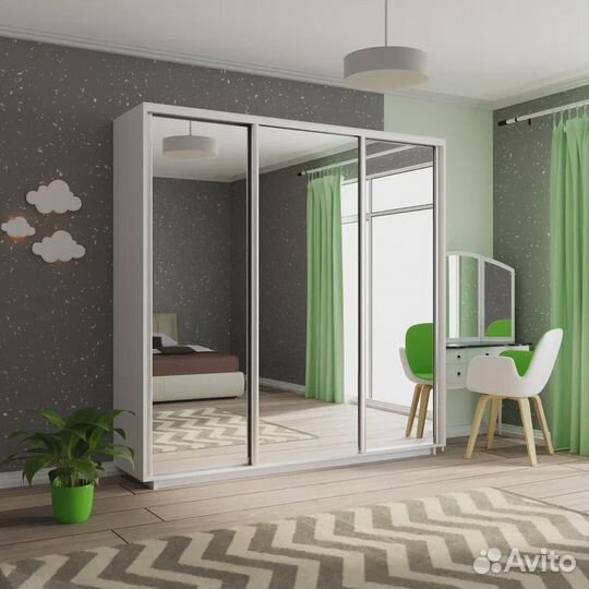 Шкаф-купе «Экспресс» 3-х дверный от производителя