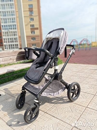 Коляска bugaboo fox 2 в 1 серая