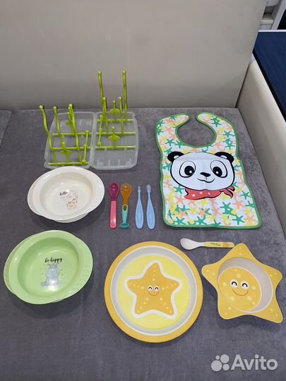 Детские бутылочки поильники тарелки