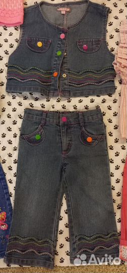 Вещи для девочки пакетом 9 мес до 1,5 лет