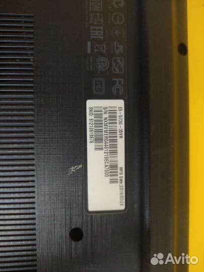 Корпус ноутбука Acer E5-573G-35VR