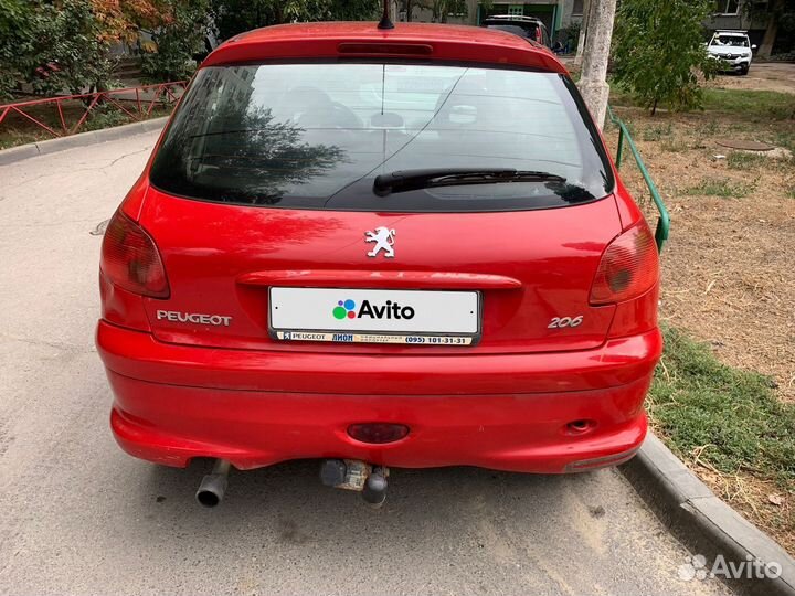 Peugeot 206 1.4 МТ, 2005, 168 000 км