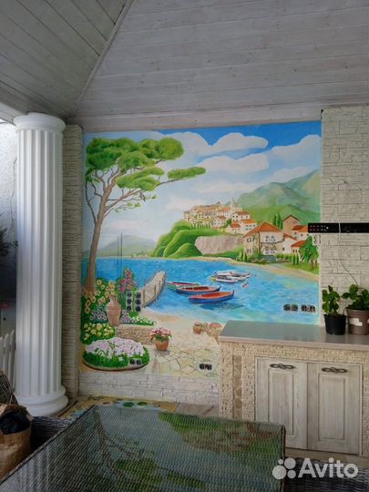 Художник роспись стен