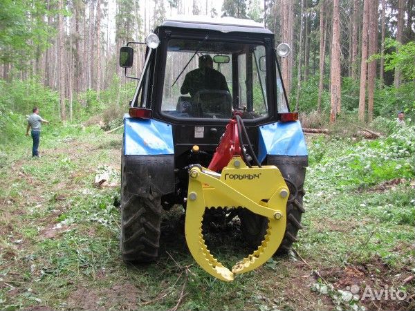 Купить трелевочный захват на трактор | Большая Земля