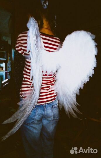 Изготавливаю крылышки ангела