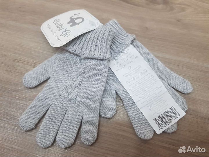 Шапки, варежки 9м - 2 года в отличном состоянии