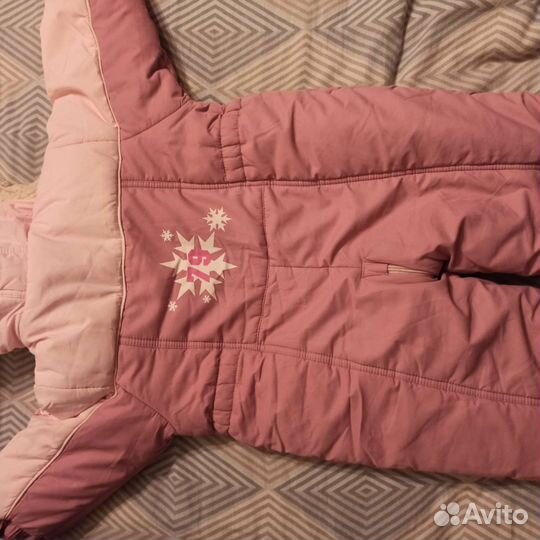 Зимний комбинезон для девочки 86